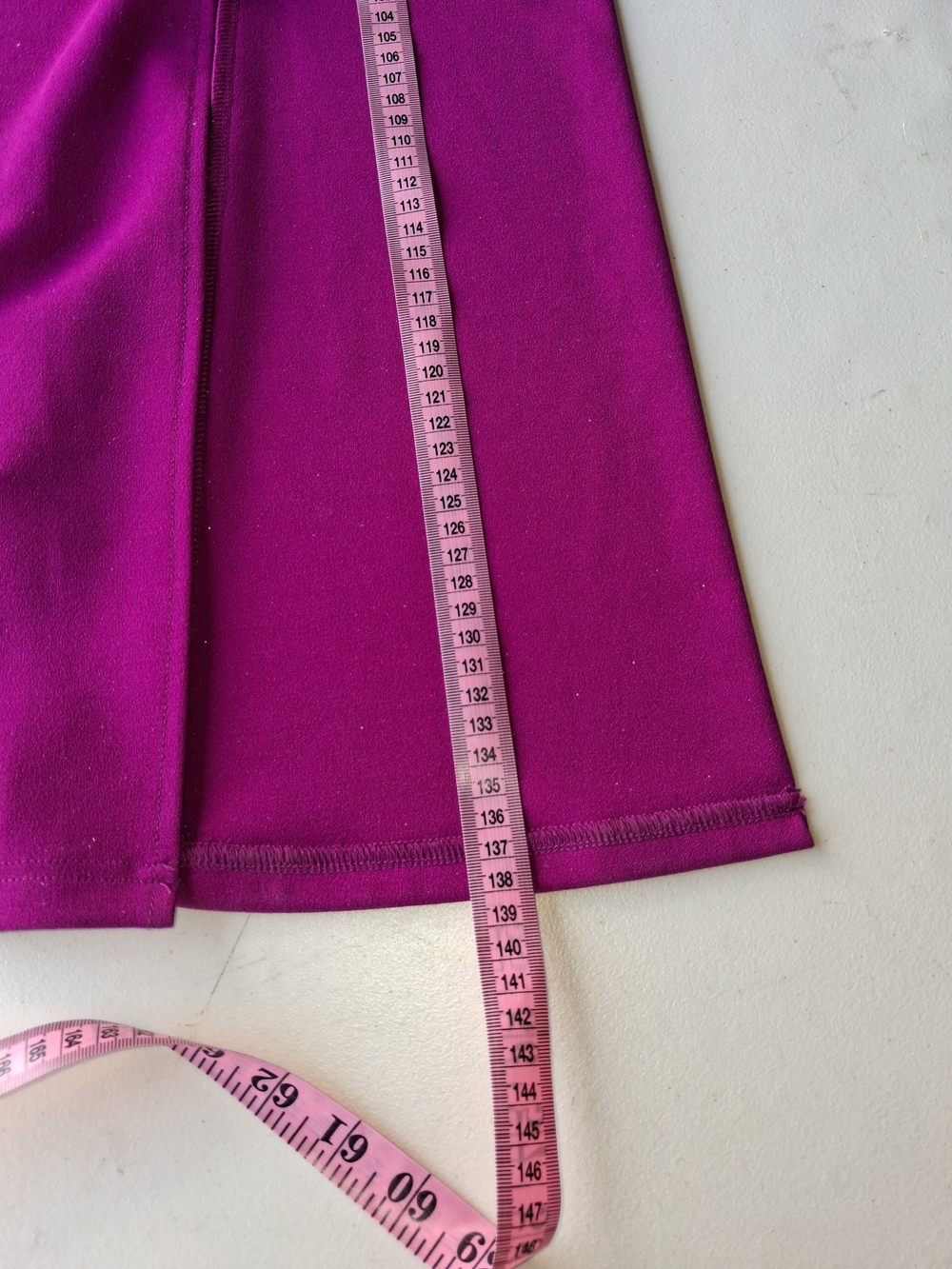 One-Shoulder Women's Dress in Magenta